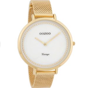 OOZOO Timepieces Vintage Gold Metal Bracelet C9857